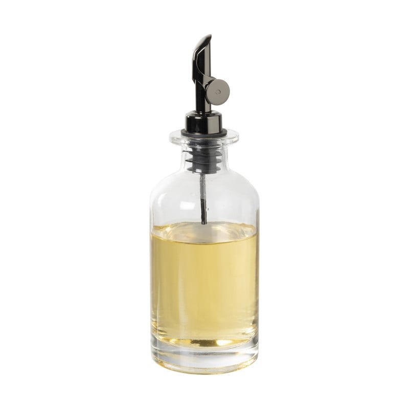 Olie- en azijnfles rond - glas - ø7x21.5 cm