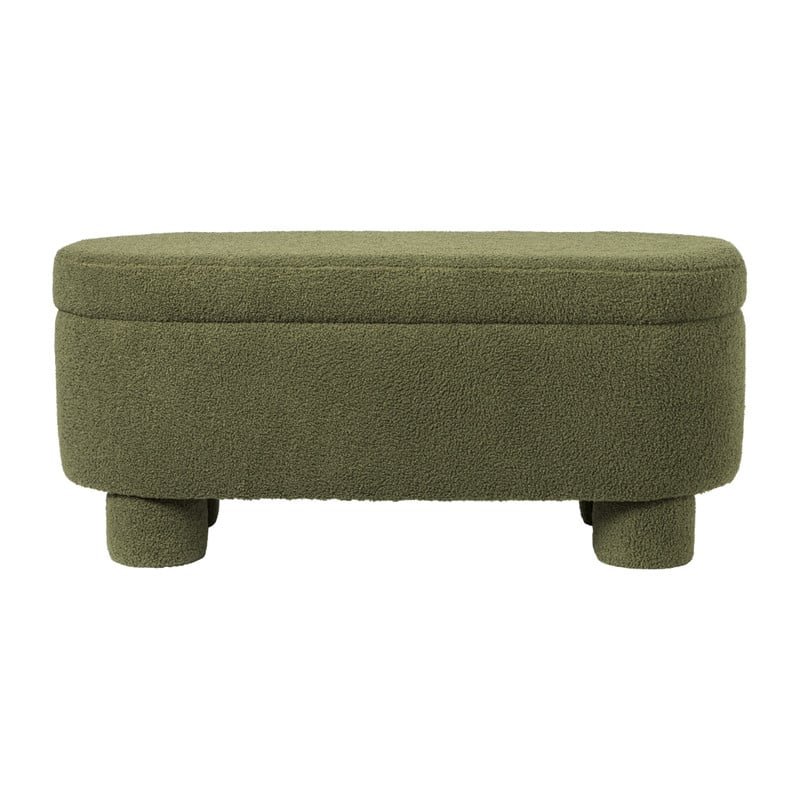 Opbergbank teddy dodo - groen - 43x100x42 cm