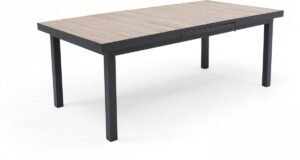 Oviala - Tuintafel met 8 stoelen en 2 fauteuils van en keramiek - Tivoli