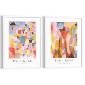 Reinders - Paul Klee Colour - Schilderijen set 2x 70x50cm Wit