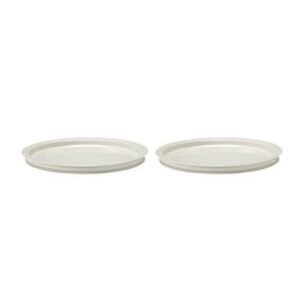 SERAX - Kelly Wearstler - Dune Dinerbord Ø 23 cm - 2 st. - Alabaster