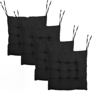 Set van 4 Comfortabele Zitkussens 40x40 cm voor Binnen en Buiten