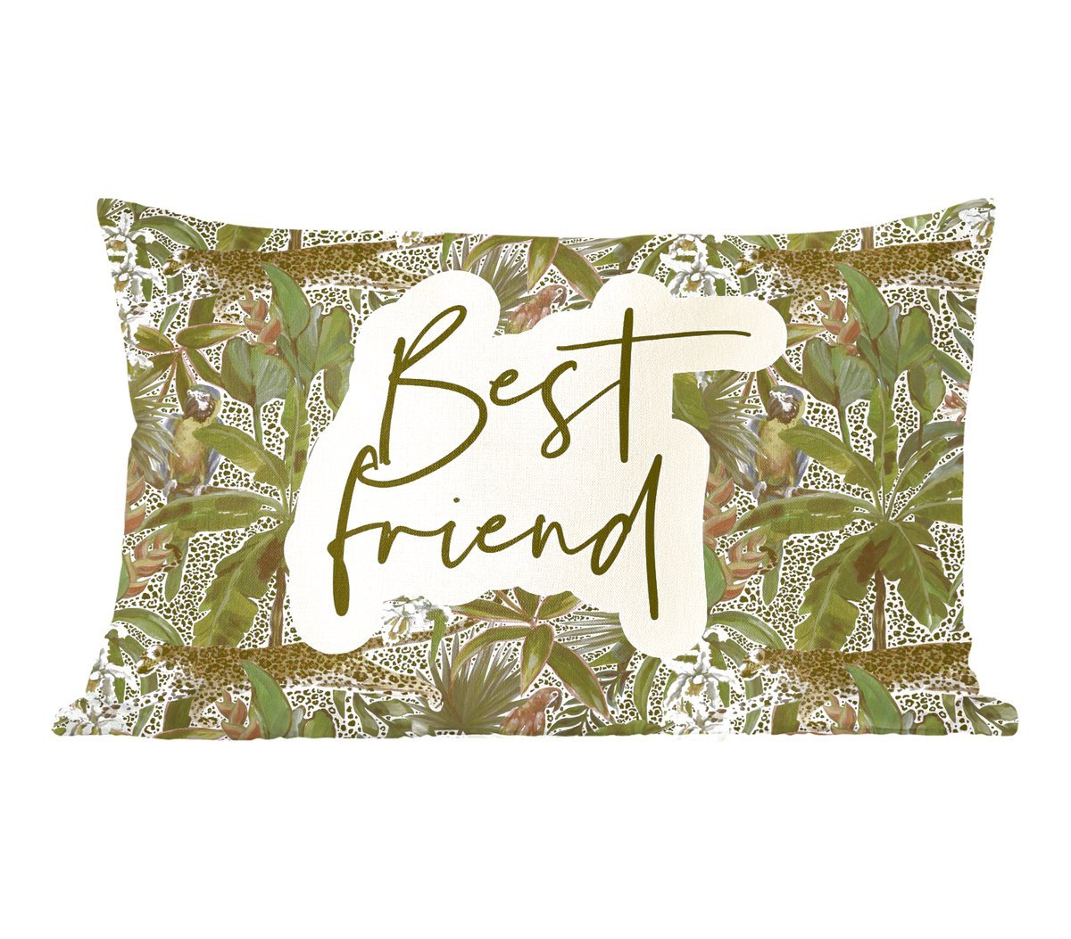 Sierkussens - Kussentjes Woonkamer - 50x30 cm - Beste vrienden - Quotes - Best friend - Spreuken