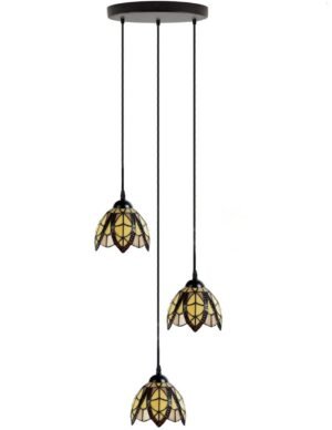 Tiffany Kroonluchter Flow Souplesse Small 3 - Art Deco Trade