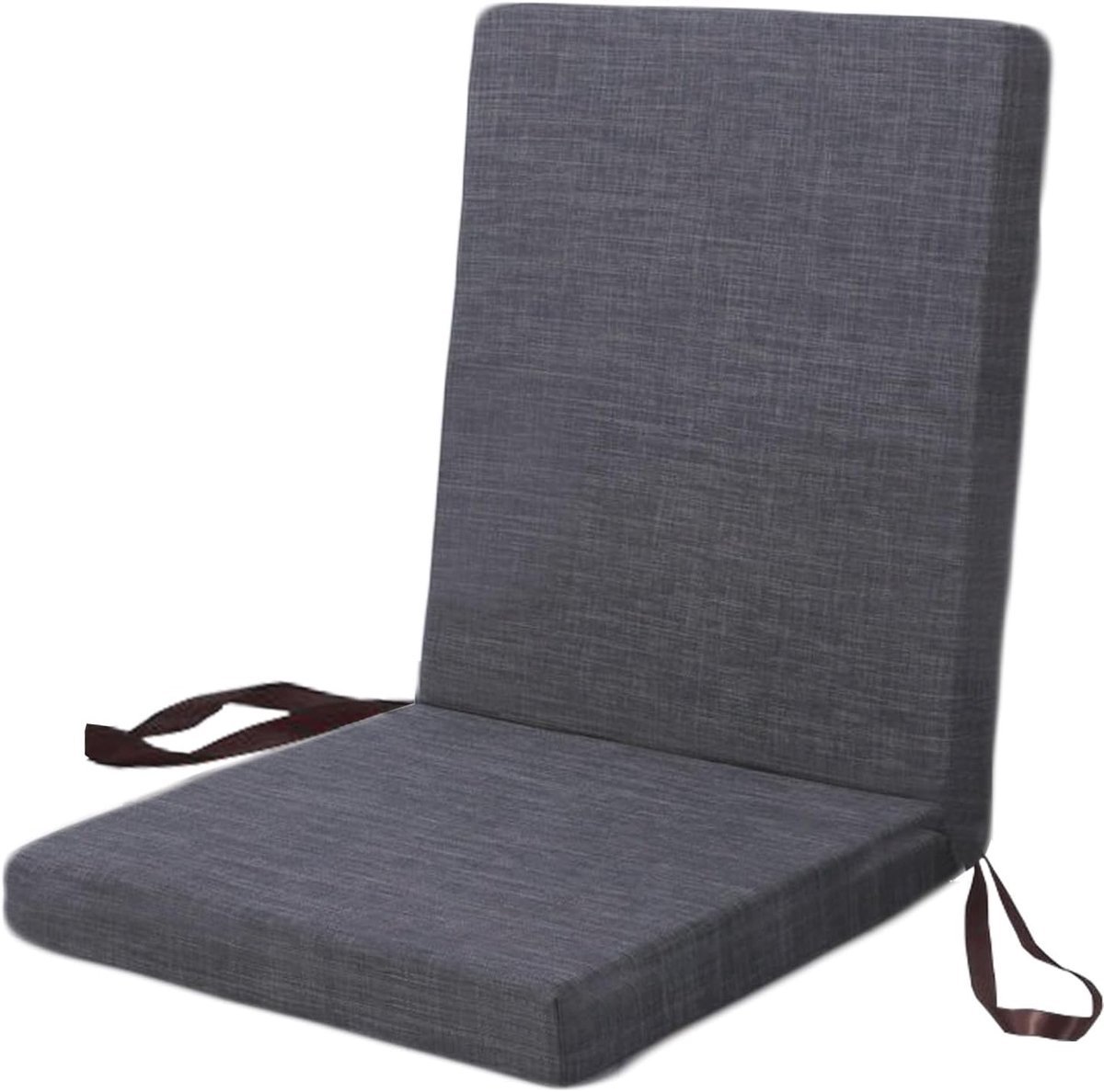 Tuin Zitkussen - Lounger Kussen - Buitenstoel Comfort - Met Banden - 90 x 45 cm