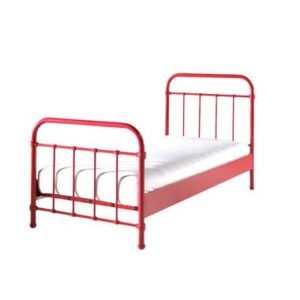 Vipack bed New York - rood - 90x200 cm - Leen Bakker