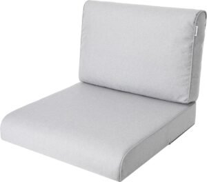 Waterafstotend Zitkussen Set 50x50 cm voor Buitenstoelen en Fauteuils - Antislip en Wasbaar