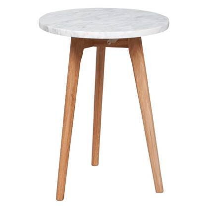 Zuiver White Stone Bijzettafel Small