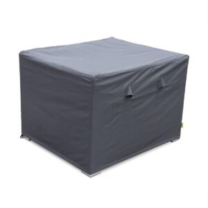 sweeek - Donkergrijze beschermhoes voor genova / brescia fauteuil - oxford doek zeil van pa-gecoat polyester