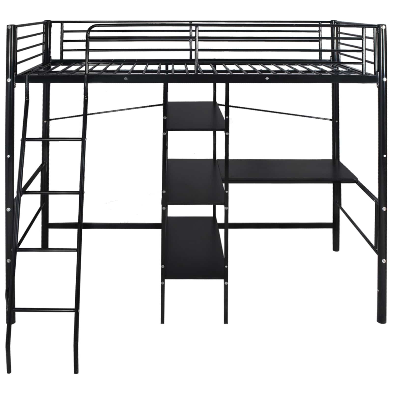 vidaXL Bed met matras Zwart 200 x 90 cm Metaal