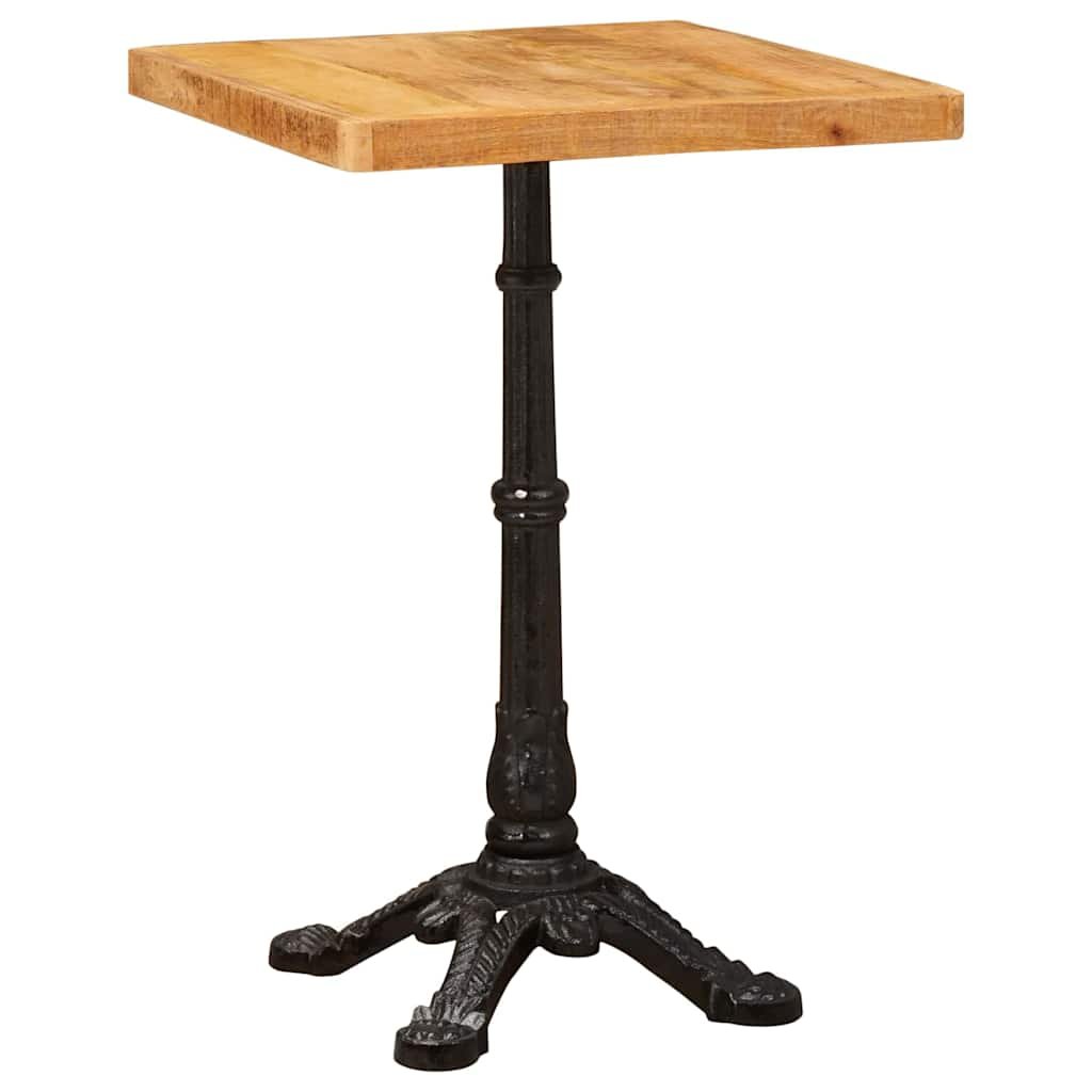 vidaXL Bistrotafel Bruin 50 x 50 x 76 cm Massief Mango Hout