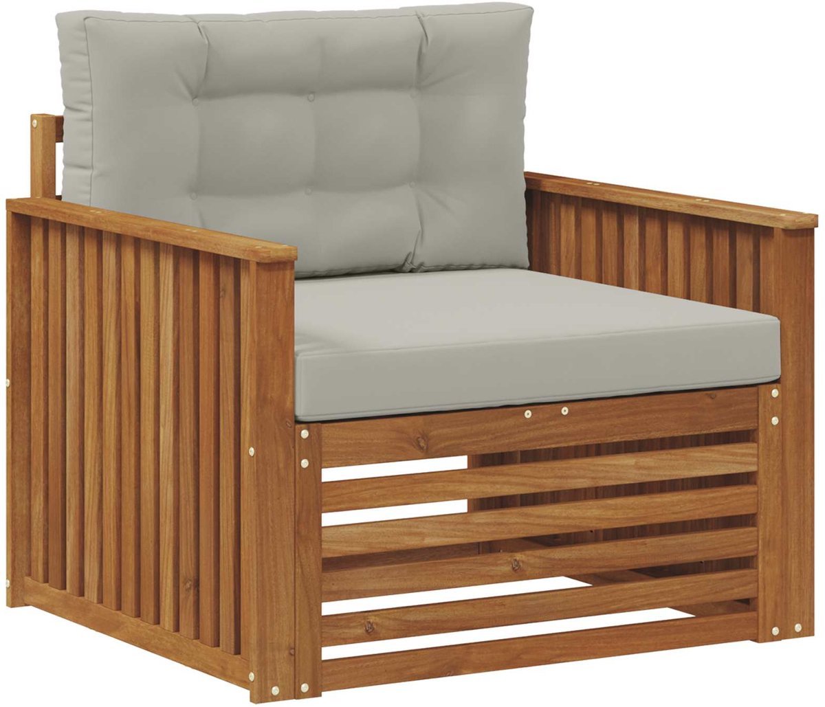 vidaXL - Buitensofa - Massief - Acacia - Hout - en - Polyester