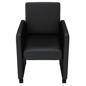 vidaXL Eetkamerstoelen 6 st kunstleer zwart