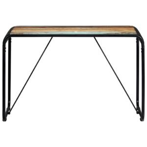 vidaXL Eettafel 118x60x76 cm massief gerecycled hout