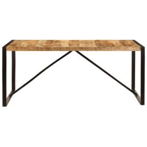 vidaXL Eettafel 180x90x75 cm massief mangohout