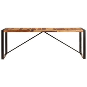 vidaXL Eettafel 220x100x75 cm massief acaciahout