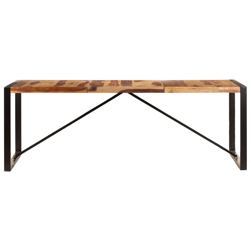 vidaXL Eettafel 220x100x75 cm massief acaciahout