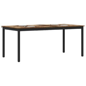 vidaXL Eettafels 180 x 90 x 75 cm Bewerkt hout Rechthoekig