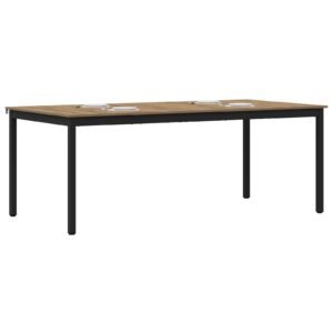 vidaXL Eettafels 180 x 90 x 75 cm Bewerkt hout Rechthoekig