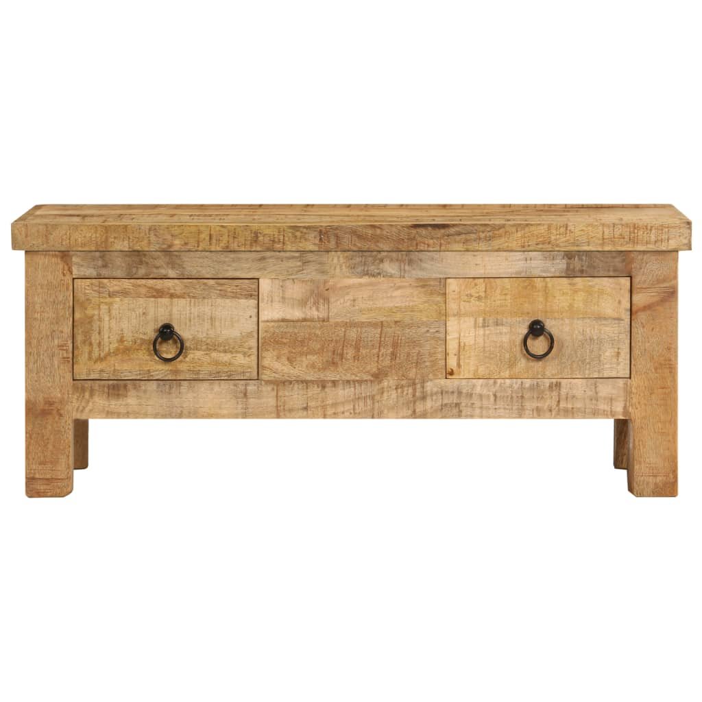 vidaXL Salontafel 90x45x35 cm massief mangohout