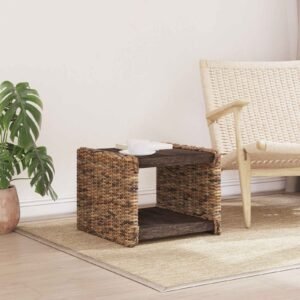 vidaXL Salontafel Naturel 45 x 45 x 45 cm Massief Mahoniehout