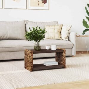 vidaXL Salontafel Naturel 70 x 35 x 35 cm Massief Mahoniehout