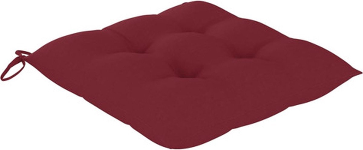 vidaXL - Tuinstoelen - 4 - st - met - kussens - massief - acaciahout