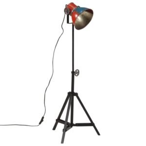 vidaXL Vloerlamp 25 W E27 35x35x65/95 cm meerkleurig