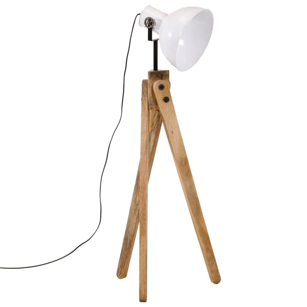 vidaXL Vloerlamp 25 W E27 45x45x120 cm wit