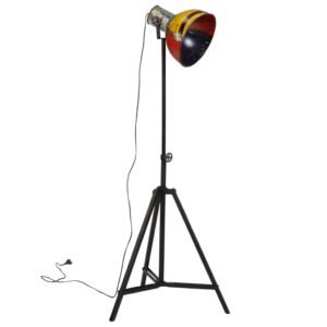vidaXL Vloerlamp 25 W E27 61x61x90/150 cm meerkleurig
