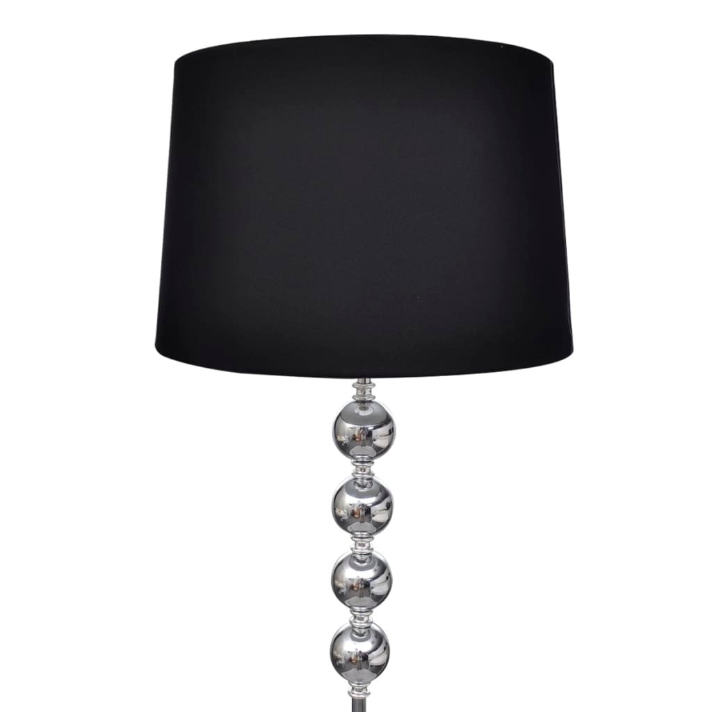 vidaXL Vloerlamp Eleganza zwart