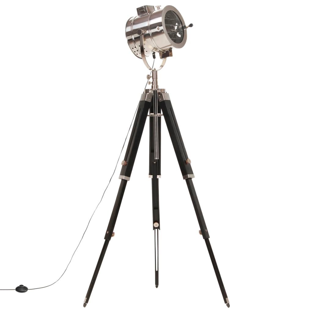 vidaXL Vloerlamp driepoot 165 cm massief mangohout