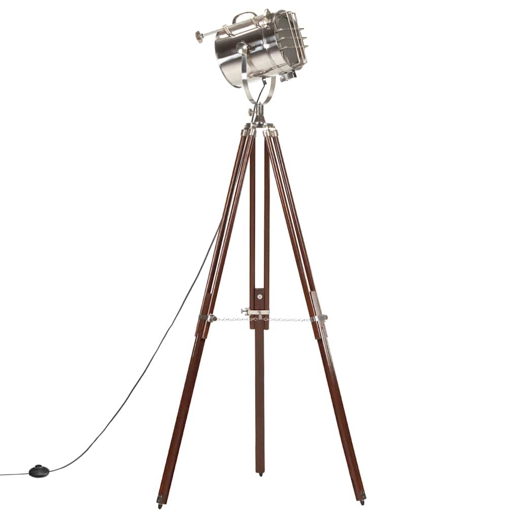 vidaXL Vloerlamp driepoot 180 cm massief mangohout